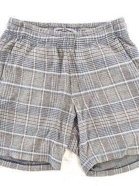 Todd Snyder Knit Glenplaid Track Shorts XS Classic Navy Cotton NWT $228 Luxury